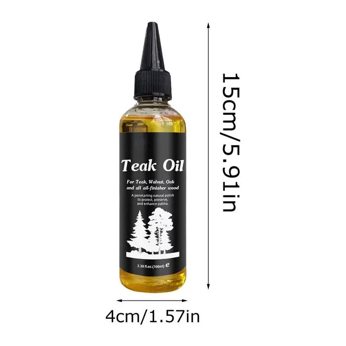 Huile pour meubles 100 ml, polisseur pour bois, conditionneur non gras pour bois dur, huile de teck pour table et bureau en bois