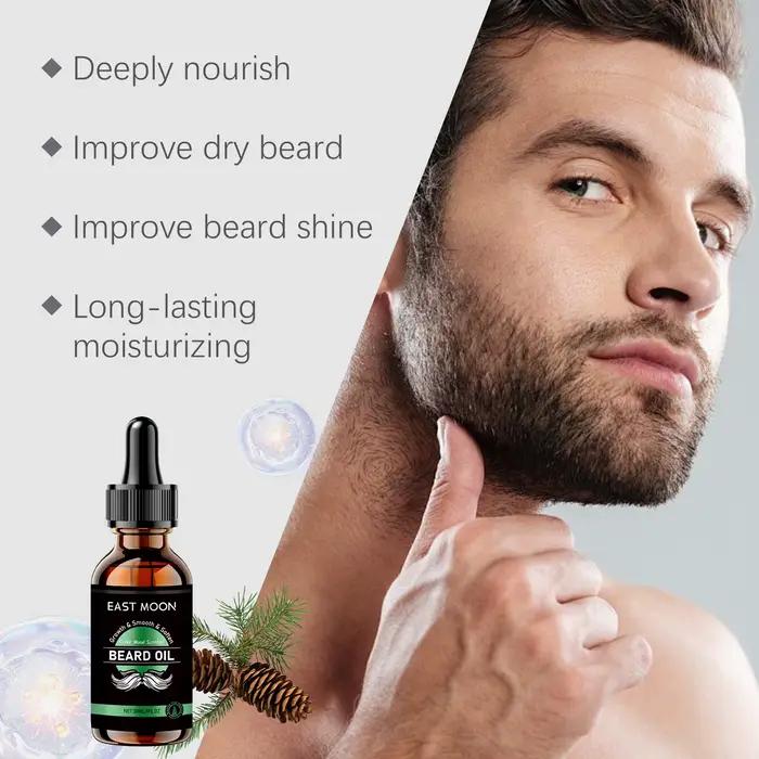 Huile essentielle pour la barbe au cèdre avec un parfum frais et doux