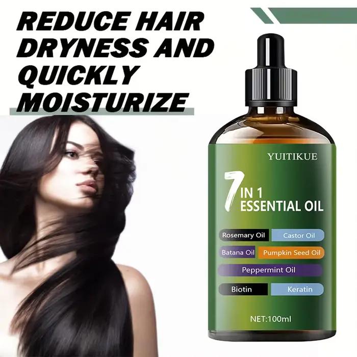 YUITIKUE Mélange d'huiles essentielles 7 en 1 avec romarin
