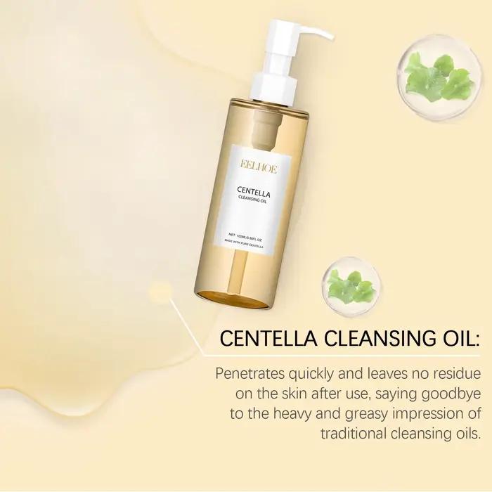 Centella huile nettoyante démaquillant pour le visage propre nez Pores rajeunissement