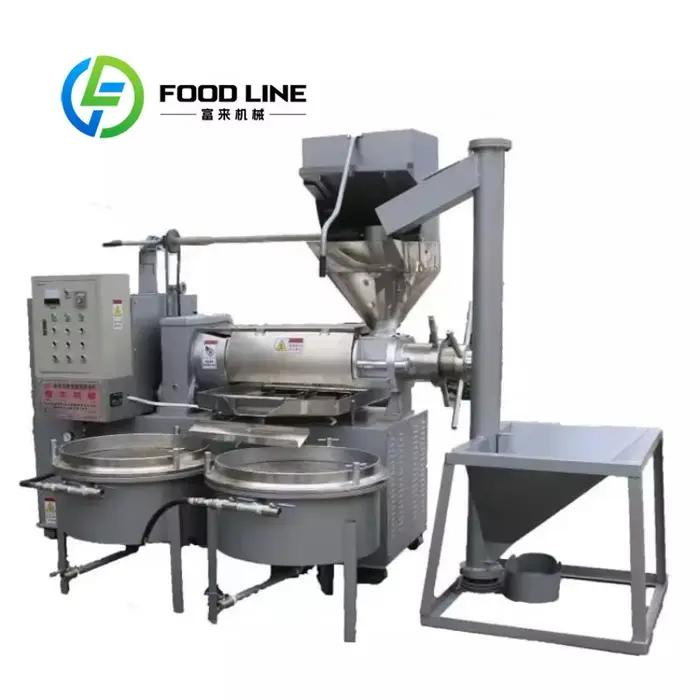 Presse à huile d'arachide automatique personnalisée, 15kw, haute efficacité, 380kg H, qualité industrielle