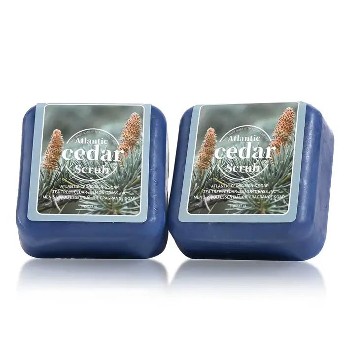 Savon à l'huile essentielle de cèdre pour hommes