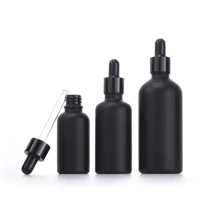 Bouteille compte-gouttes en verre de 10ml 30ml 50ml 100ml