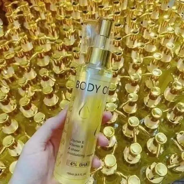 Lotion pour le corps vietnamienne à l'huile d'olive, 160ml, éclaircissante à absorption rapide, 4% BHA, soin d'huile essentielle pour peau lisse et brillante