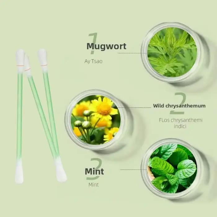50 pièces de bâtonnets de coton anti-moustiques à l'huile essentielle, jetables, à libération lente, protection contre les insectes en extérieur, sûrs