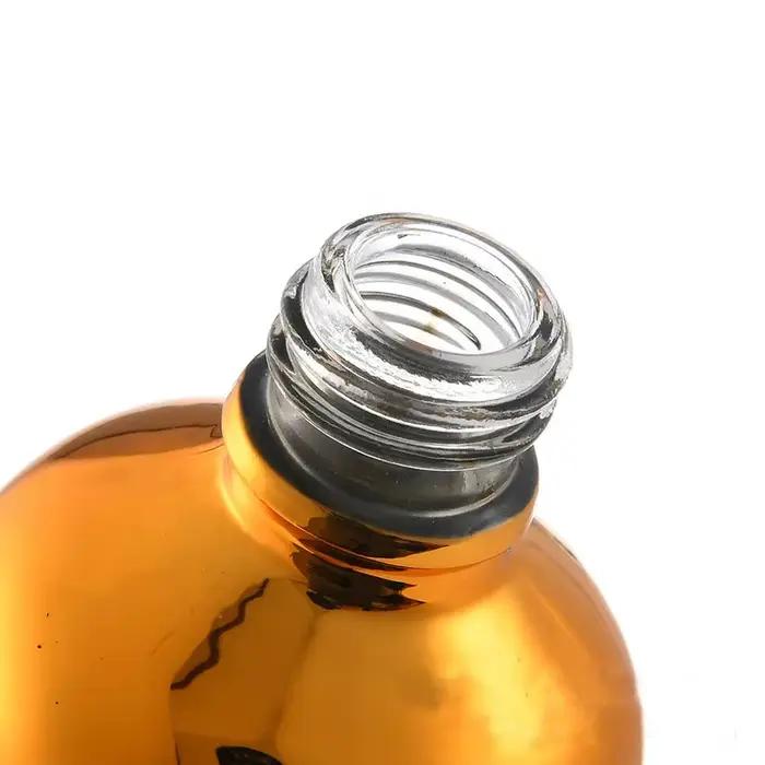Gourde Compte-Gouttes en Verre Or/Argent