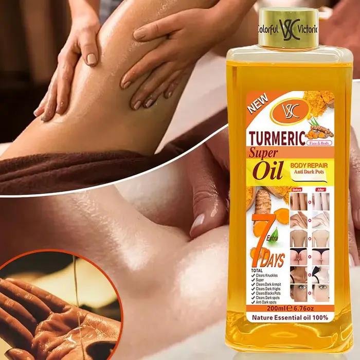 Huile essentielle de curcuma pour le visage et le corps