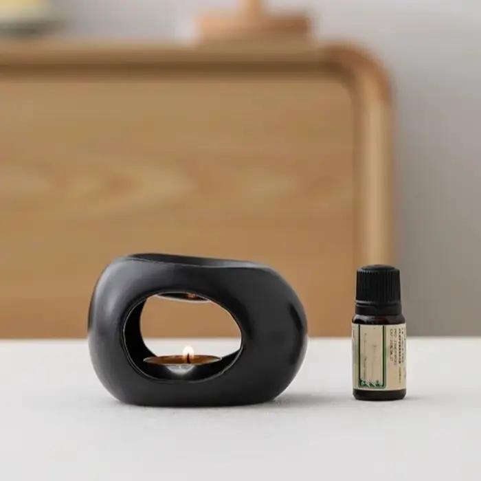 Brûleur d'huiles essentielles en céramique