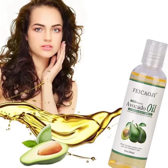 Huile d'avocat biologique naturelle