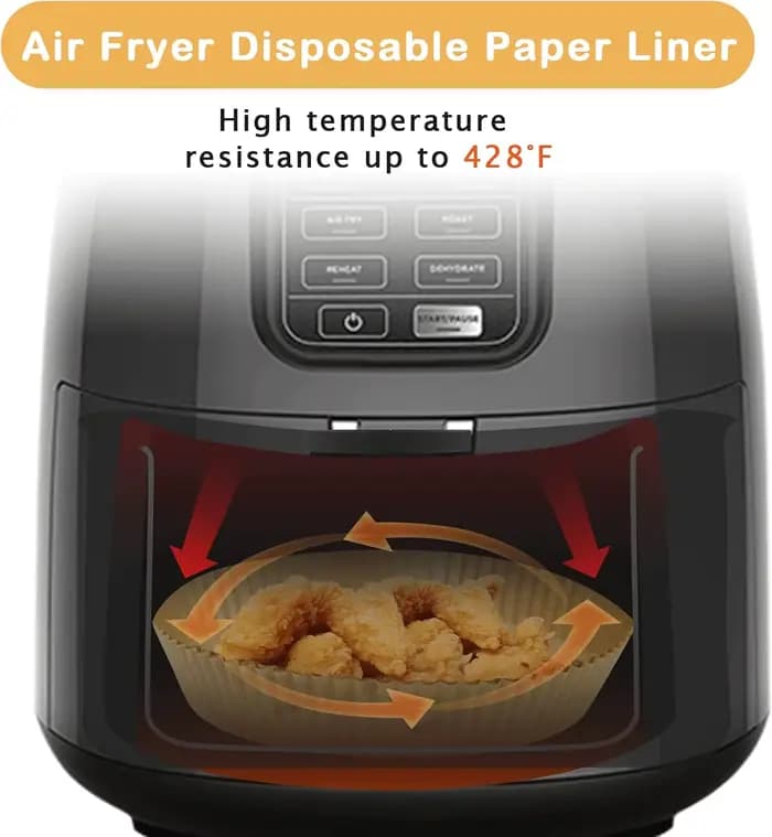 Papier de cuisson pour friteuse à air Ninja AF101 4qt/AF150 5,5qt XL/Ninja AF161 5,5 qt Max XL, accessoires de gril