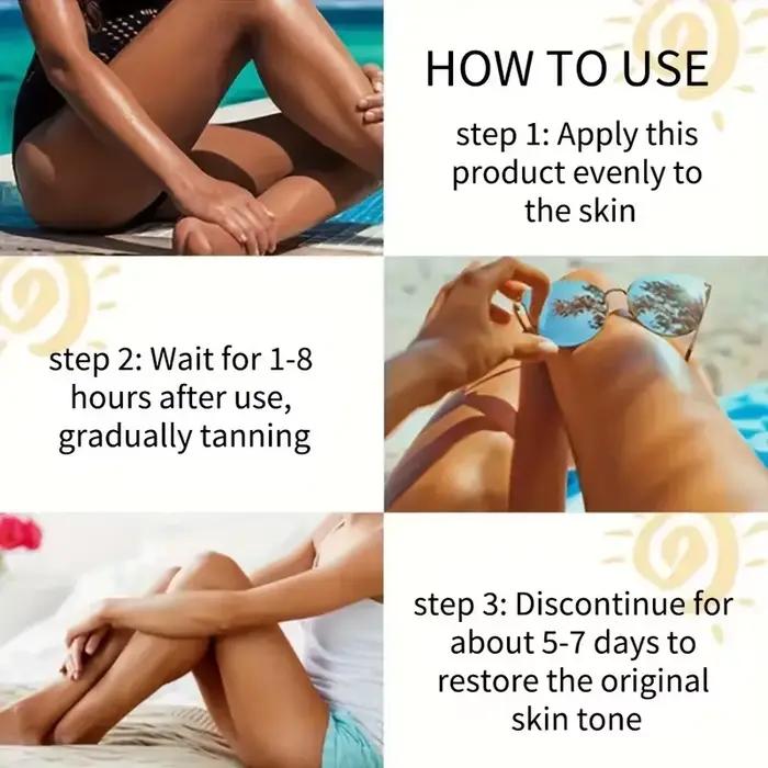 Gel bronzant à la carotte