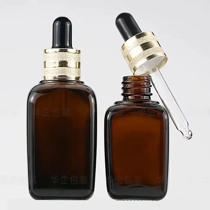 Compte-gouttes en verre ambré HI 10ml-100ml