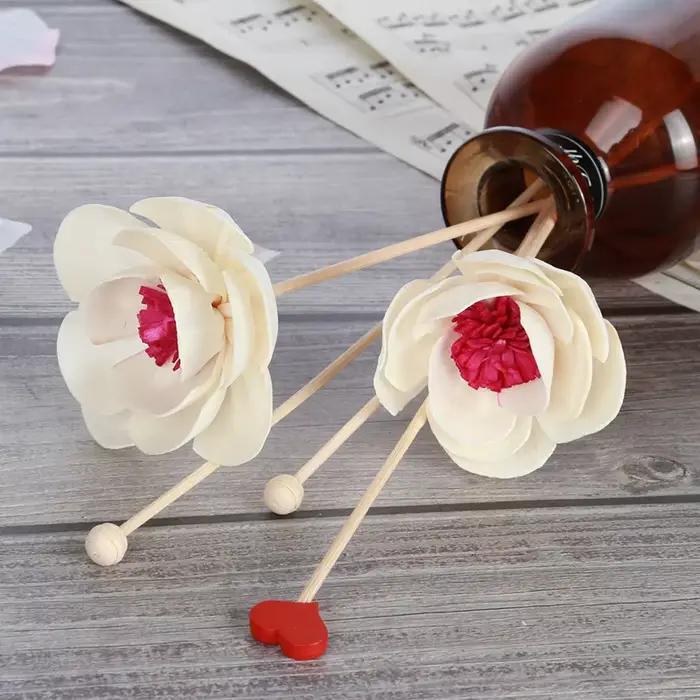 Bâtonnets de rechange pour diffuseur de roseau en forme de fleur