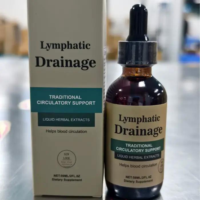 1-10 boîtes de gouttes de drainage lymphatique 59 ml