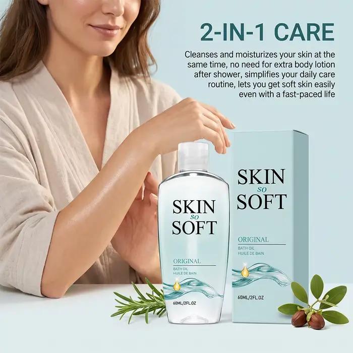 Huile de douche hydratante, nettoyant corporel doux, peau douce, hydratation non collante, huile de bain quotidienne nourrissante
