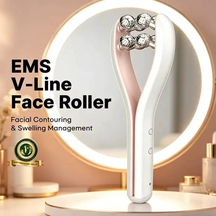 Rouleau de massage facial en V pour raffermir et affiner le visage – Outil de beauté