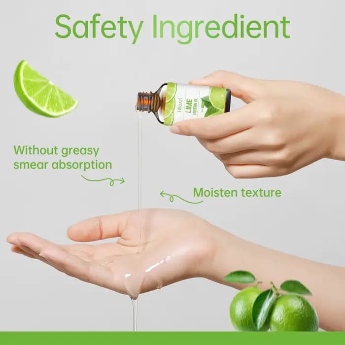 Huile essentielle de citron vert 30ml, huile essentielle de plante pure, utilisation multifonctionnelle, diffuseur d'aromathérapie, humidificateur, savon, huile essentielle de fruits