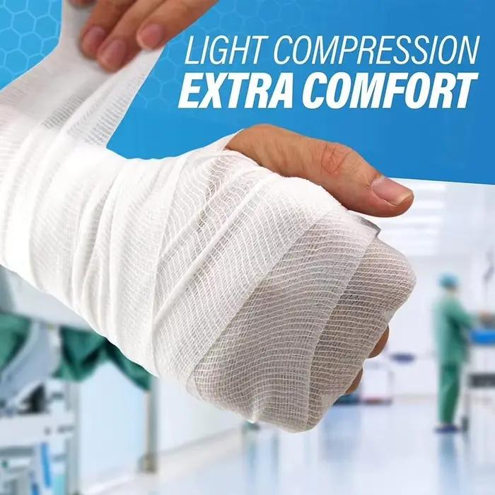 1 Rouleau de Pansement en Coton Absorbant pour Hémostase des Plaies, Fixation et Premiers Secours