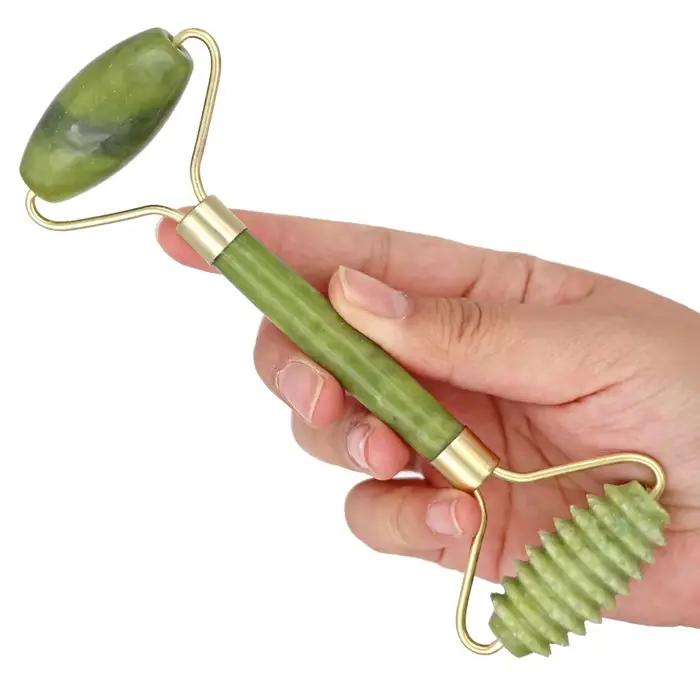 Rouleau de Massage du visage en Jade