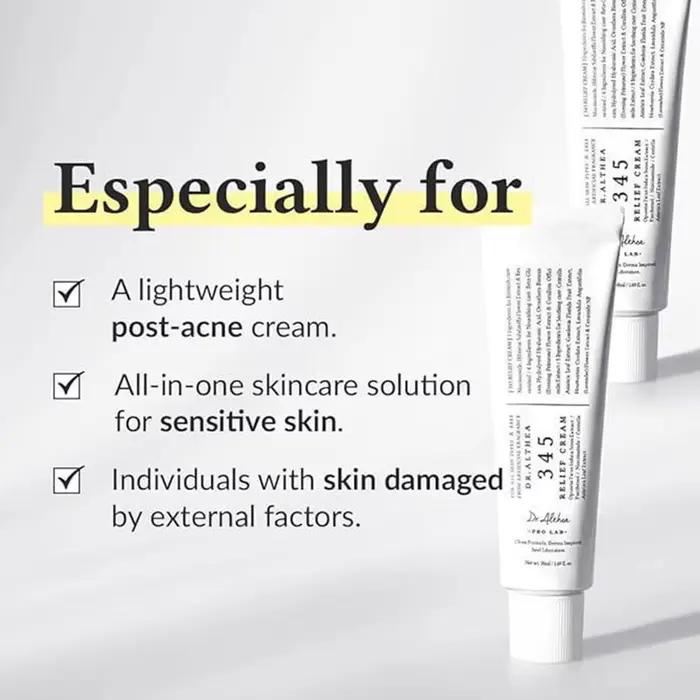 Crème antioxydante 345 pour peaux sujettes à l'acné