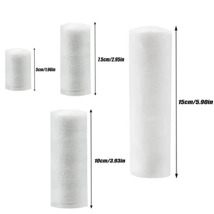 10 rouleaux de ruban de gaze, enveloppe de gaze, fournitures de premiers secours, bandage de gaze Flexible et respirant, enveloppement de bandage pour pansement