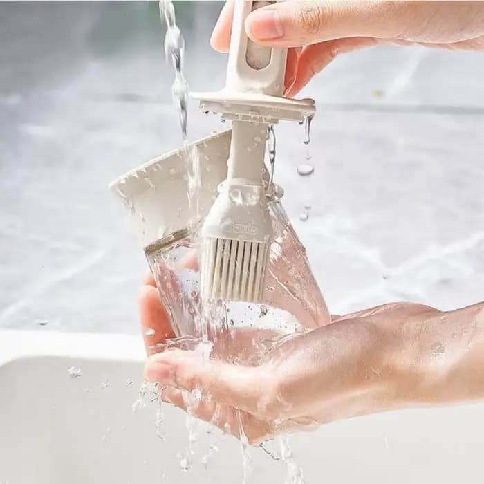 Bouteille distributrice d'huile sans BPA, ensemble de brosses en silicone pour la cuisson, le barbecue et la cuisine, accessoire d'extérieur pour les pique-niques, 1 pièce