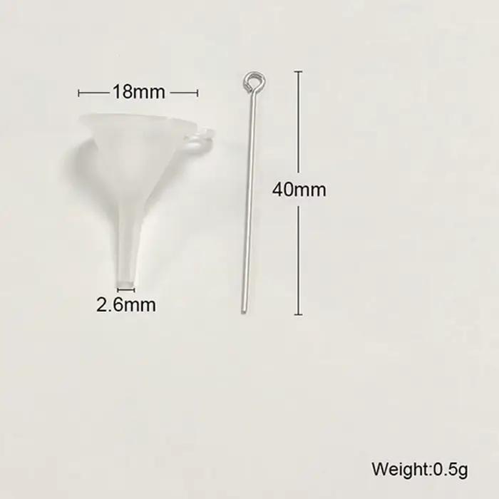 Petite huile liquide pour cuisines domestiques, entonnoirs en plastique, 1 paire