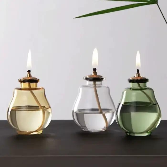Bougies d'aromathérapie créatives en verre