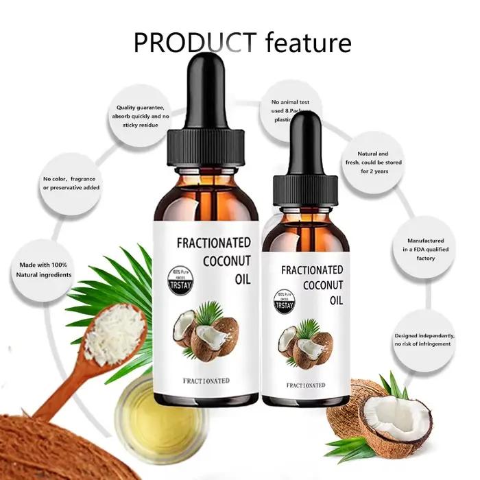 Huile d'AMP fractionnée à 100% de noix de coco pure