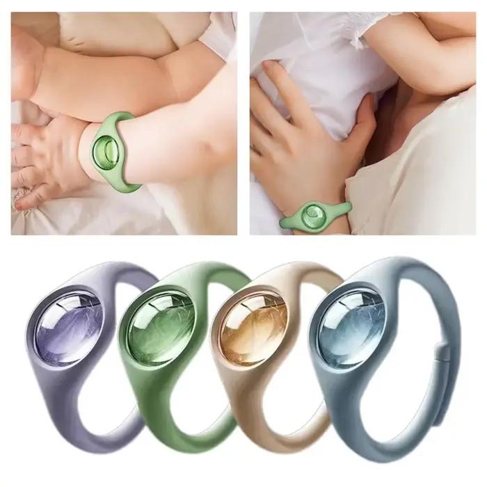 Bracelet anti-moustiques à l'huile essentielle végétale