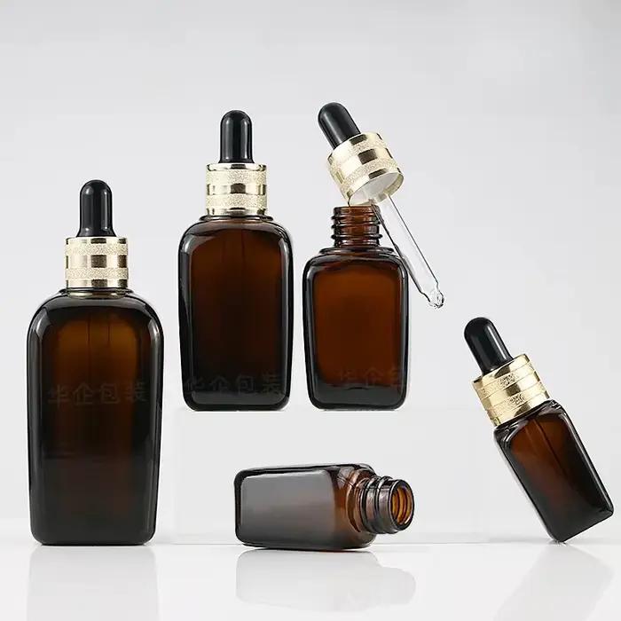 Compte-gouttes en verre ambré HI 10ml-100ml