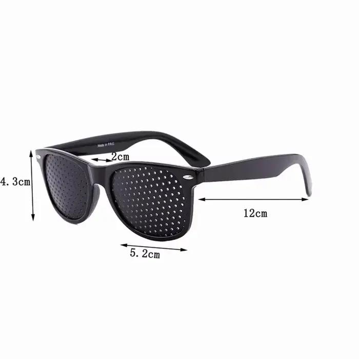 Soins De la Vision lunettes correctrices portables améliorant sténopé sténopé sténopé lunettes Anti-fatigue Protection des yeux Oculos De Grau