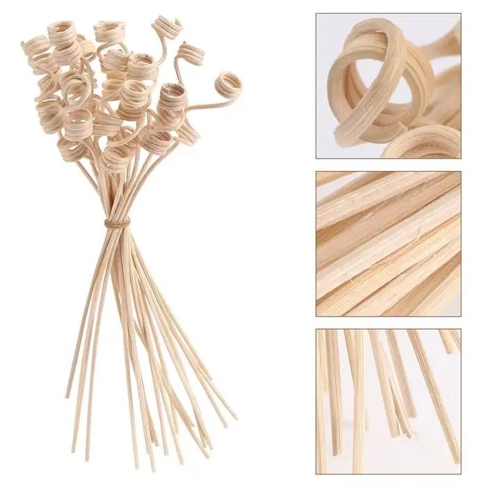 5-100 pièces 2-3.5mm Reed diffuseur bâton de remplacement bricolage à la main décor à la maison Extra épais rotin