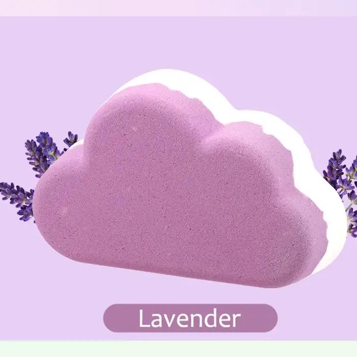 Bombe de bain arc-en-ciel lavande violette