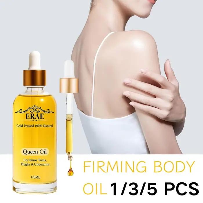 Huile Corporelle ERAE Queen 1/3/5 PCS – Traitement Blanchissant, Huile de Massage Parfumée, Hydratante, Nourrissante, Raffermissante pour Peaux Sèches et Amélioration du Relâchement Cutané