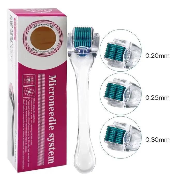 Rouleau Derma Micro Professionnel pour le Visage – Outil de Beauté Innovant pour une Peau et des Cheveux Améliorés