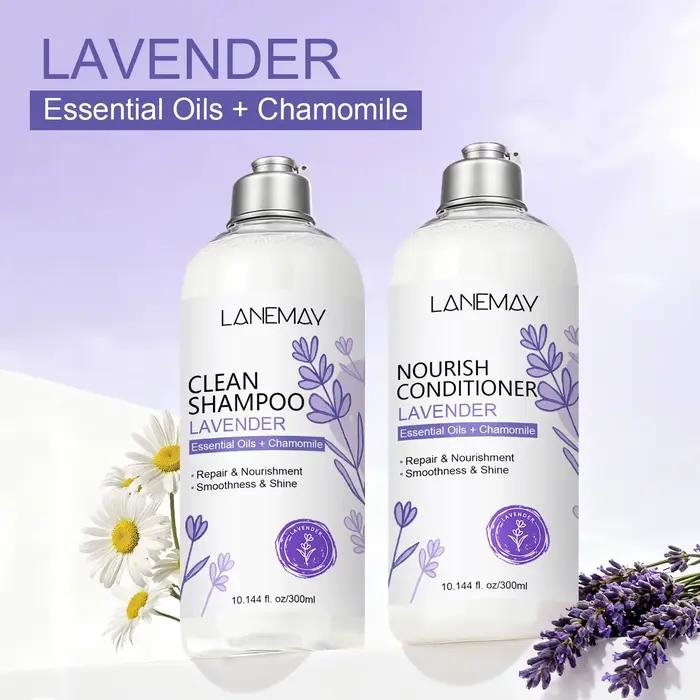 Ensemble shampoing et revitalisant à la lavande
