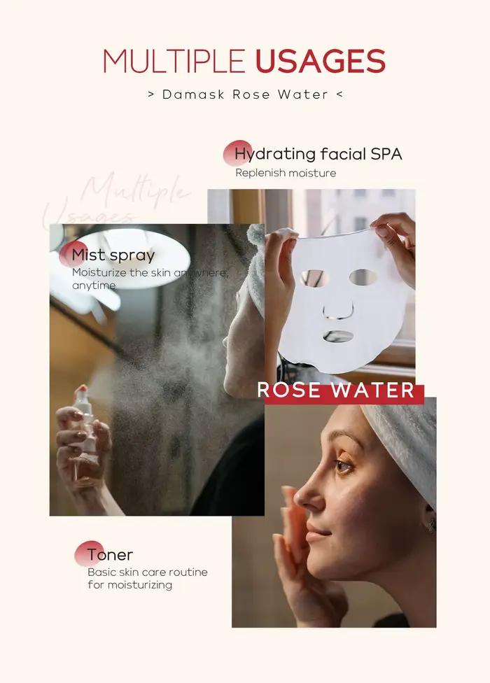 Hydrosol de Rose damassé