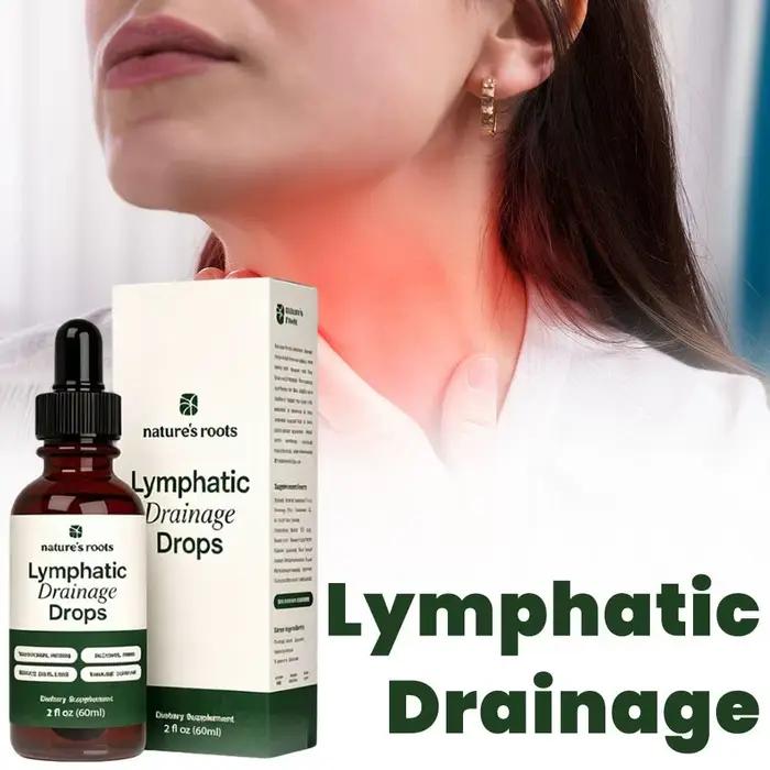 Gouttes Herbales de Drainage Lymphatique 60ml – Complément Détox Naturel pour Soulager l'Œdème, la Rétention de Liquides et les Gonflements – Soin Corps et Bien-être