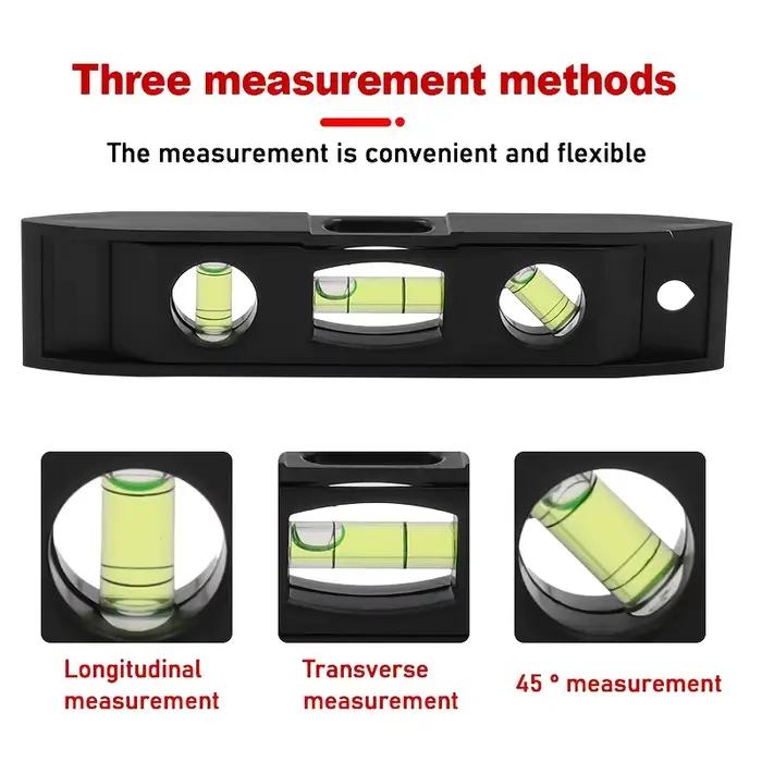 Mini niveau magnétique pour usage domestique, niveleur portable pour l'installation d'appareils, adapté aux outils de réparation ménagers
