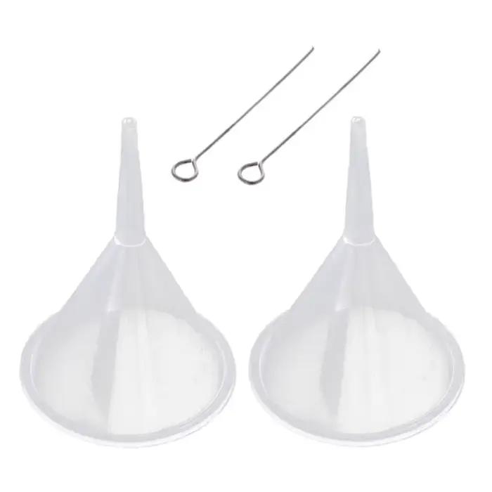 Petite huile liquide pour cuisines domestiques, entonnoirs en plastique, 1 paire