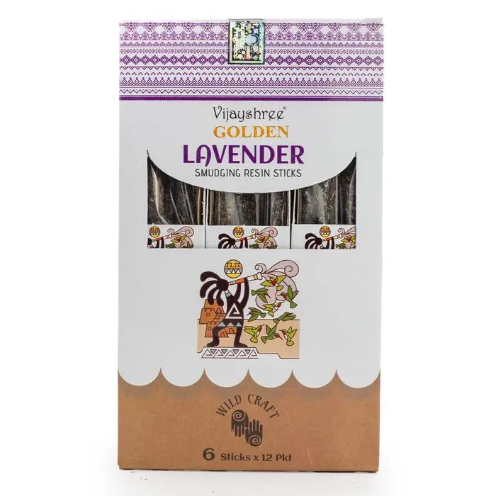 Golden Lavender Smudging Resin Sticks - 30g