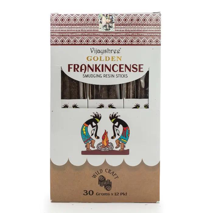 30g Golden Frankincense Smudging Resin Sticks (6s)