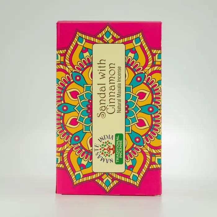 Namaste Mandala Masala Incense - Sandal with Cinnamon