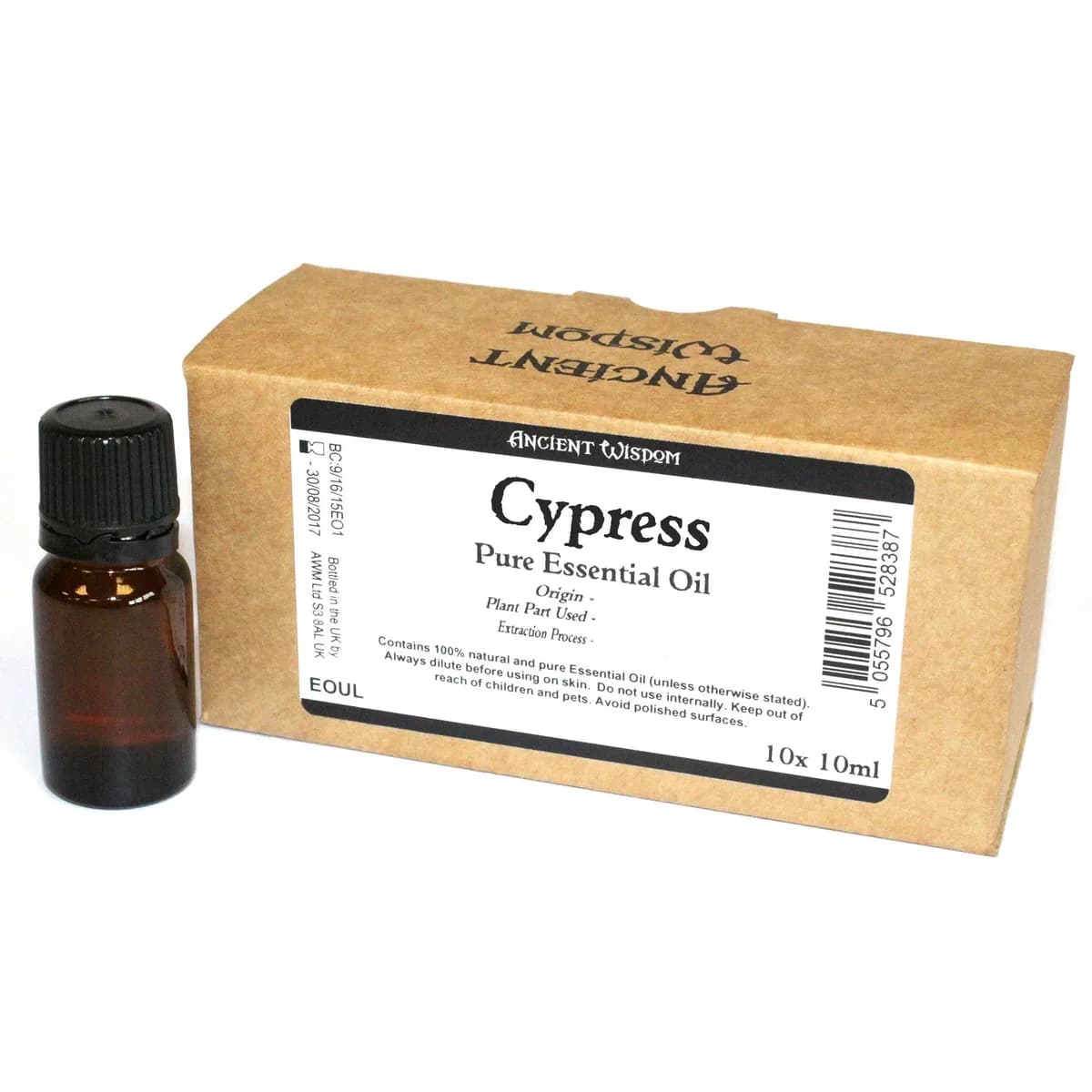 10x 10ml Cypress Essential Oil Unlabelled
