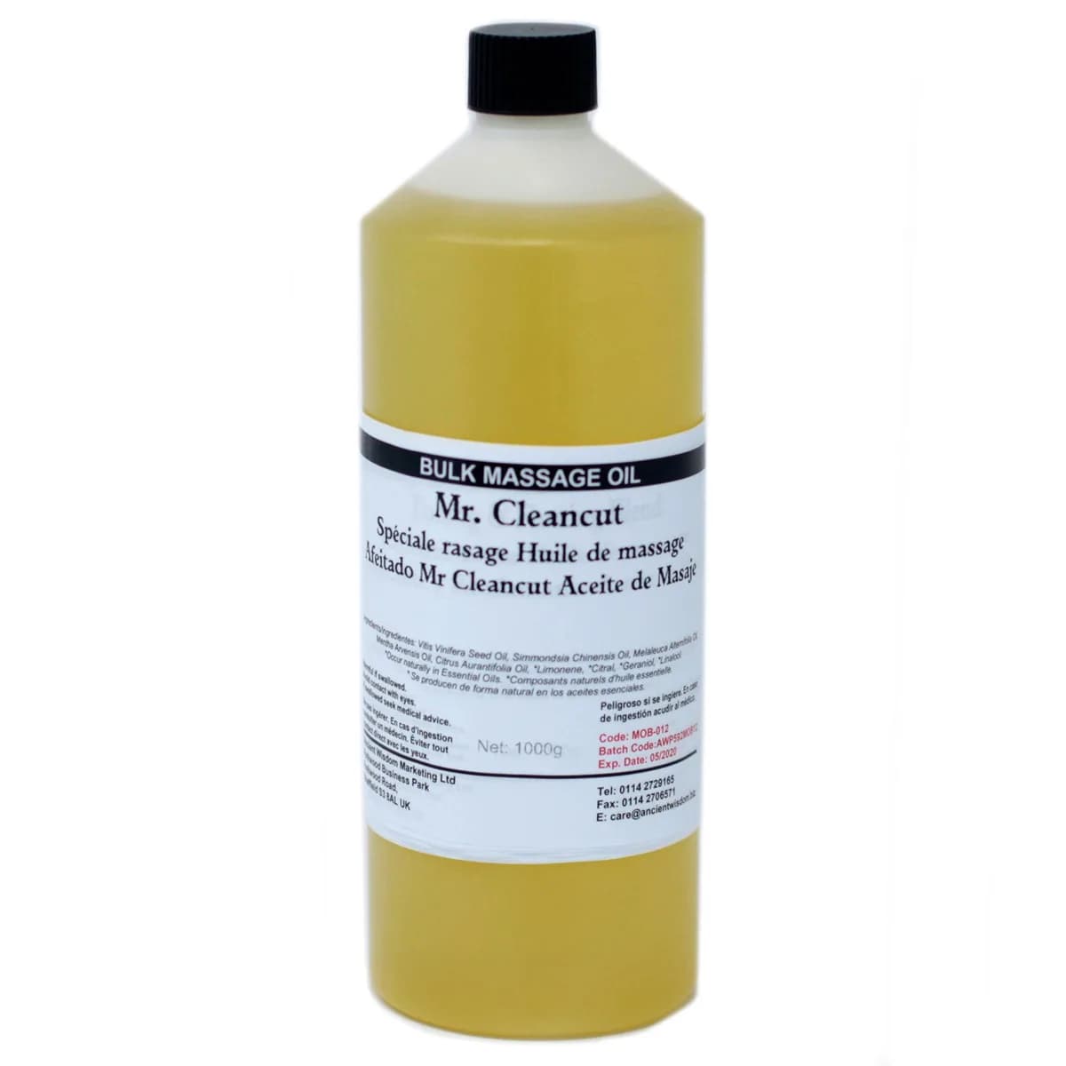 Mr Cleancut Shaving Oil 1Kg Massage Oil