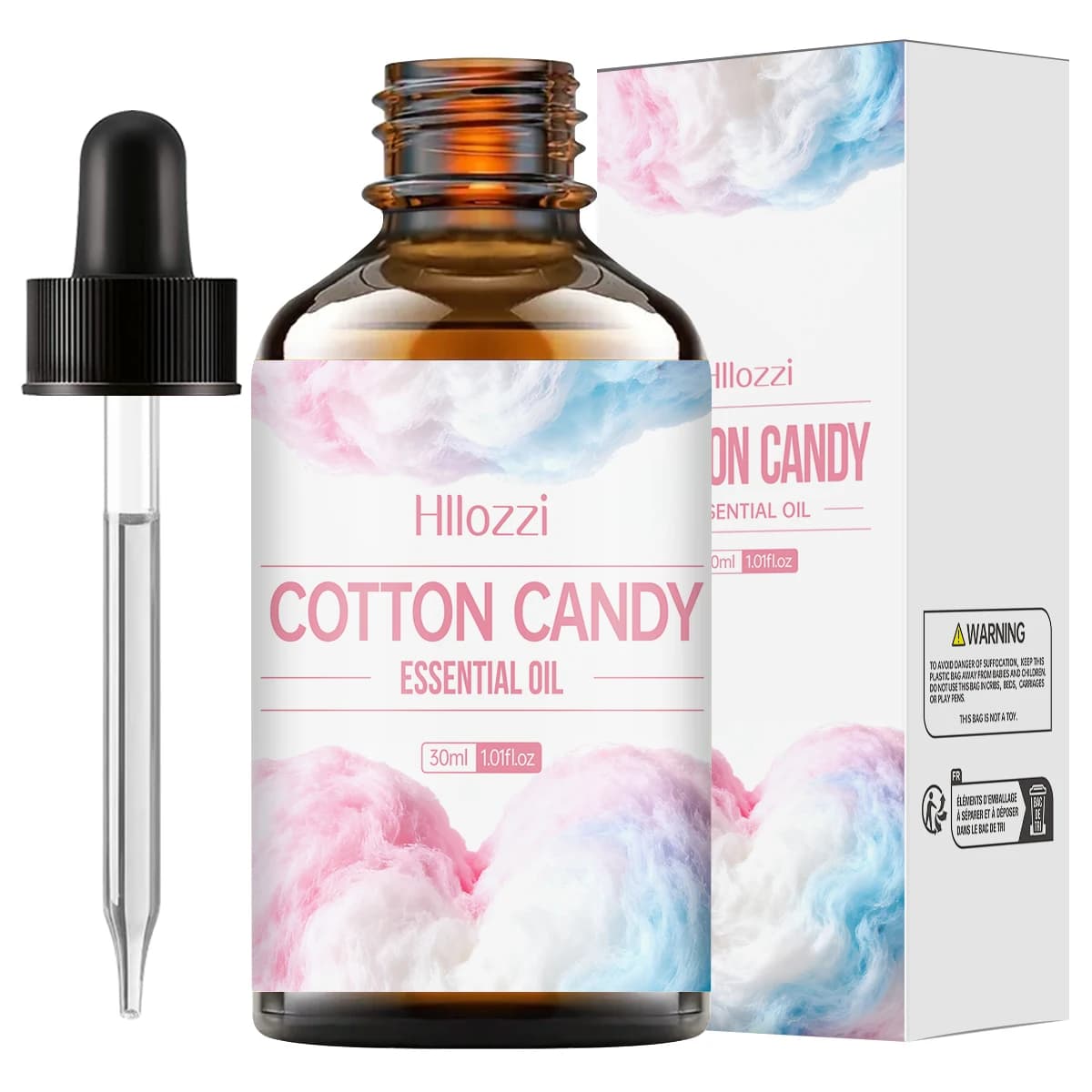 Huile essentielle Cottcn Candy, avec un arôme doux et agréable, fournit une hydratation longue durée