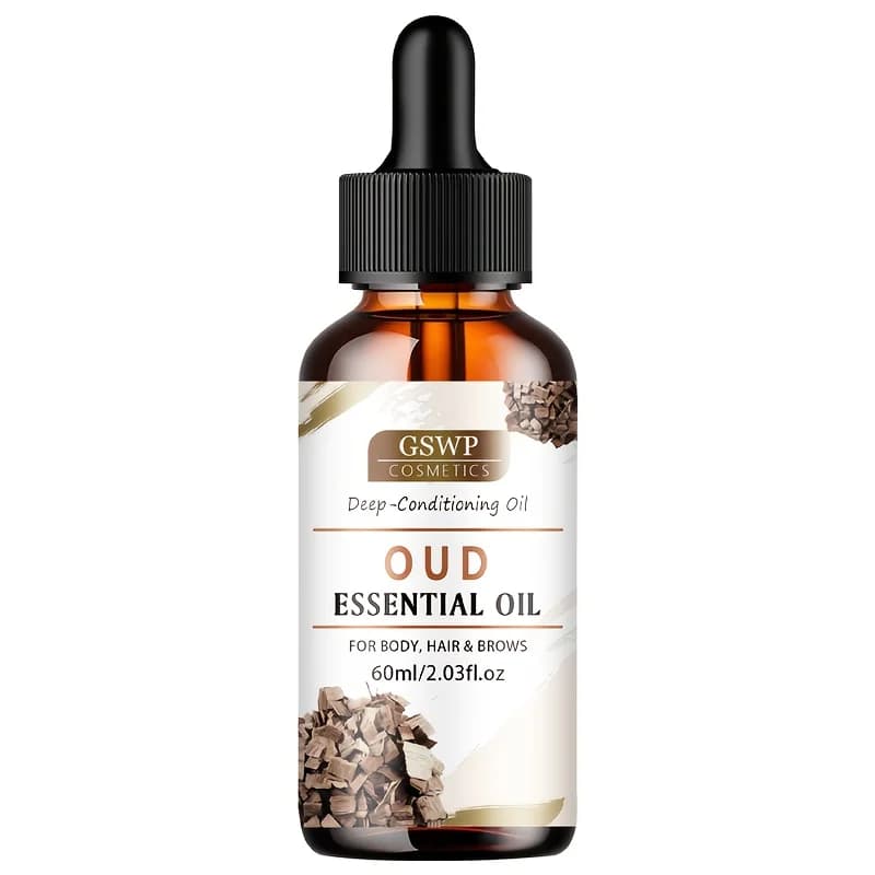 Huile essentielle de oud GSWP, un parfum chaud qui hydrate en profondeur la peau, les cheveux et les