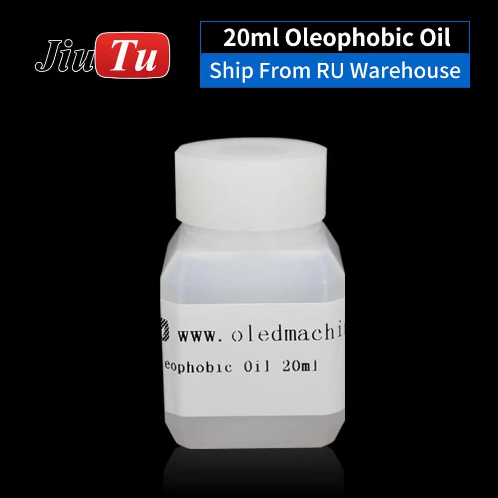 Huile oléophobe de 20ML pour la solution d'élimination des rayures de téléphone de machine de poliss