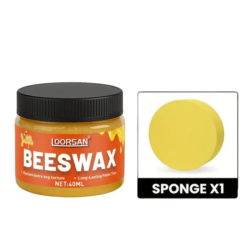 Cire de polissage à l'huile de bois de cire d'abeille - Cire naturelle pour les meubles et les sols 